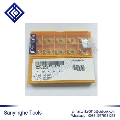 Free shipping high quality 50pcs/lots DNMG150404 VP15TF / US735 / DNMG150408 VP15TF / US735 cnc carbide turning inserts