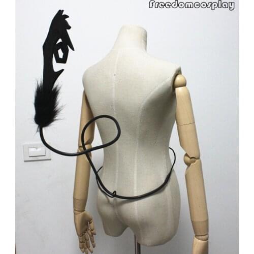 Ao no Blue Exorcist Okumura Rin Blue Exorcist Cosplay Black Tail