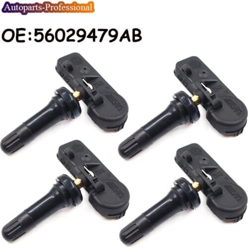 4 PCS Car Auto TPMS Tire Pressure Sensor 315MHz For 2005 2006 2007 2018 2019 2011 2012 JEEP PATRIOT GRAND CHEROKEE 56029479AB