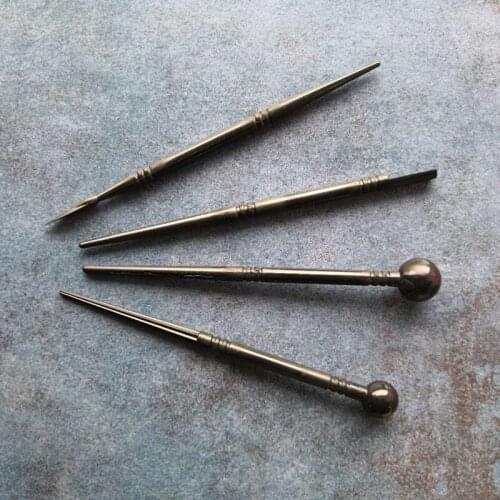 Black Fondant Sugar Flower Styling Rod Texture Pleats Petal Texture Rod Tool Pen A942