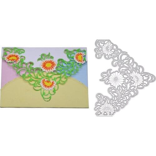 Flower Corner Metal Cutting Dies Stencils for DIY Scrapbooking Stamp/photo album Decorative Embossing DIY Paper Cards New Stamps