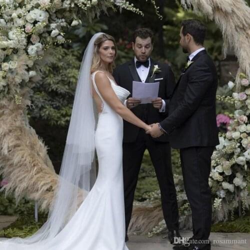 2T White Ivory Black Bridal Elbow Length Cut Edge Wedding Veil With Comb Tulle Bridal Veils Vail Voille De Mariage