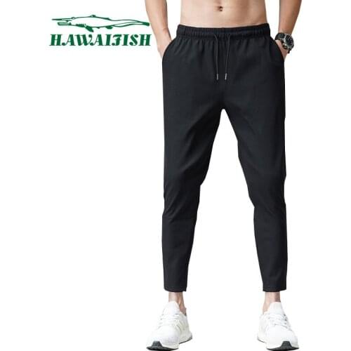Hawaifish brand pants men Summer Thin Loose Sports Leisure Versatile mens trousers hot sale Fashion Elastic Waist track pants