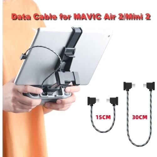 Data Cable OTG Remote Controller to Phone Tablet Connector Micro USB TypeC IOS Extend for DJI MAVIC Air 2/Mini 2 Drone Accessory