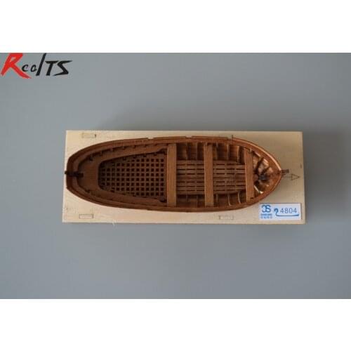 RealTS Classic wooden boat 1/48 lifeboat wooden boat assemble kit wooden puzzle