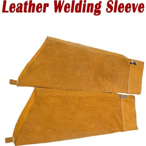 Leather Welding Protection Sleeve Professional Welder Arm Sleeve Welding Protective Equipment