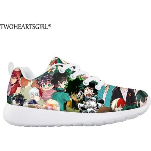 My Hero Academia Todoroki Shoto Anime Child Shoes Casual Sneakers Flats Outdoor Shoes Cozy Breathable Boys Girls Walking Shoe