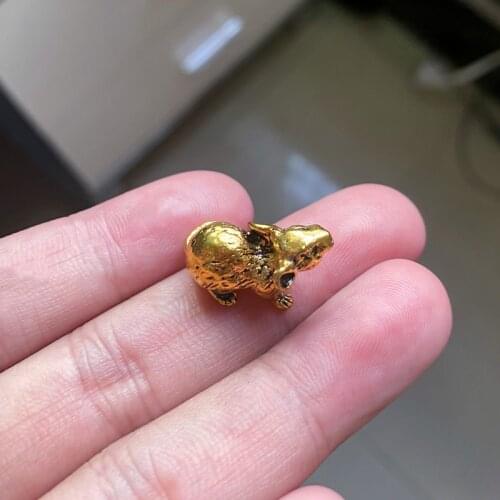 6pcs Fashion 3D Mouse Pendants, Charms For Women Necklace Bracelet Key Chain Aesthetic Accessories Jewelry Making Supplies