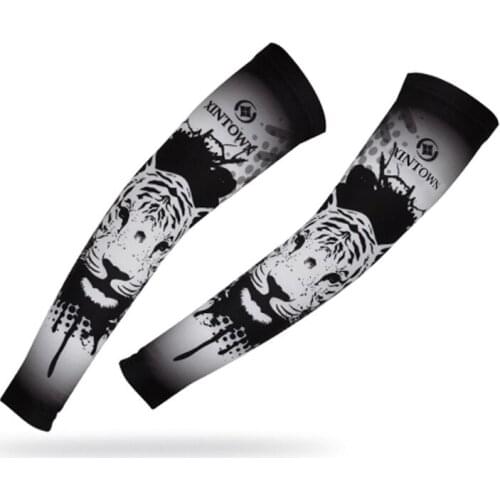 Monkey King Men Cycling Bike Bicycle UV Sun Protection Arm Warmers Cuff Sleeve Cover Free Shipping CC4023