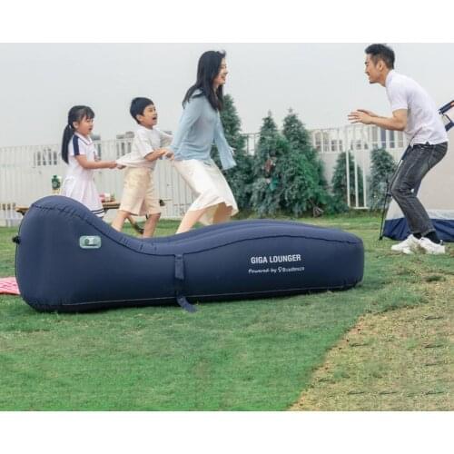 Camping Inflatable Sofa Sports Lounger Chair Portable Rechargeable Nylon Automatic Inflatable Air Bed for Outdoor Air Bed Sofa