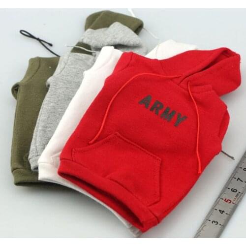 New In stock 1/6 trend soldier ARMY print pullover sweater various colors 12 inch dolls available