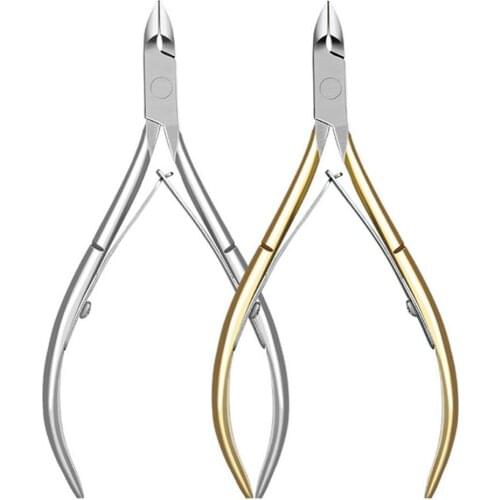 Nail Cuticle Scissors Stainless Steel Manicure Nails Art Clippers Cuticle Trim Hard Dead Skin Scissors Manicure Tools