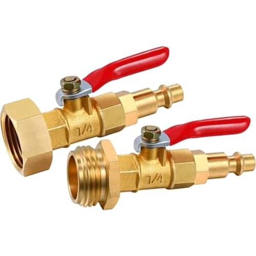 Winter Sprinkler System Blow Adapter 1/4 "3/4" Plug Valve For Trailers Garden Hose Adapters