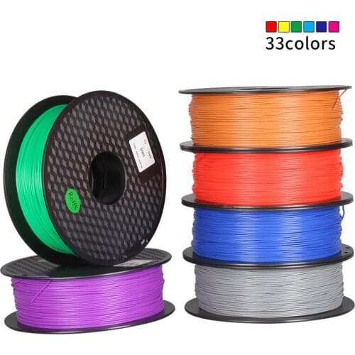 PLA 1.75mm Filament 1KG Printing Materials Colorful For a6 a8 e10 e12 Ender-3 CR-10 CR-10S 3D Printer Extruder Pen Plastic parts