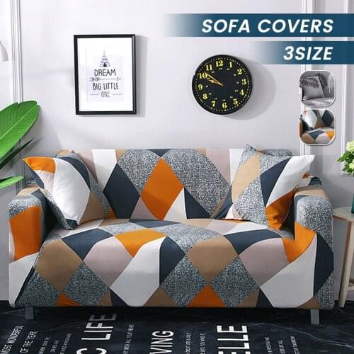 Sofa Cover Stretch Plaid Sofa Slipcover Elastic Sofa Covers For Living Room Funda Sofa Chair Couch Cover Home Decor 2/3/4-seater