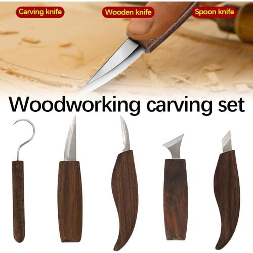 Walnut Burin Woodcut Wood Cutter DIY Hand Wood Carving Tools Woodcarving Cutter Woodworking Hand Tools Garden Plant Modification