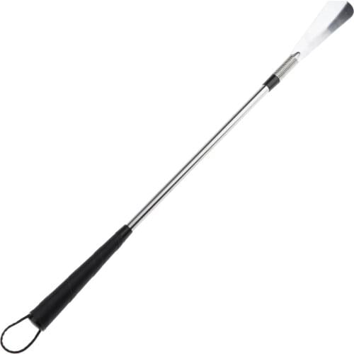 Silver Stainless Steel Shoe Horn Long Shoehorn for The Elderly Disabled
