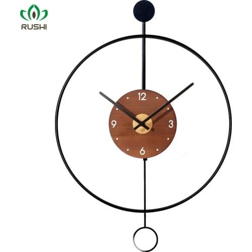 Nordic Big Wall Clock Modern Design Luxury Creative Pendulum Wall Clock Minimalist Unique Living Room Wandklok Home Decor