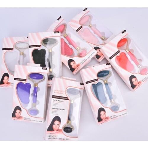 1 Set Face-lifting Massager Guasha Facial Massager Roller Scraping Slimming Tools Face Neck Skin Lifting Wrinkle Remover