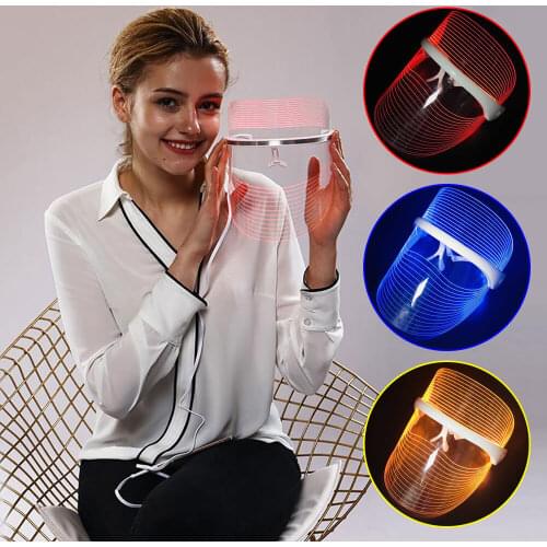 LED Light Facial Mask SPA Beauty Face Care Anti-aging Anti Wrinkle Beatuy Tools Therapy Acne Skin Whitening Tightening Machine