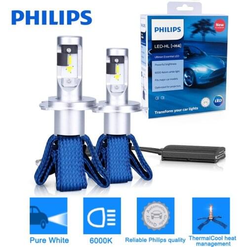 LED H7 Philips Ultinon Essential LED H4 H8 H11 H16 9005 9006 9012 HB3 HB4 H1R2 LED 6000K 12V Car Headlight Auto Bulbs Fog Lamp