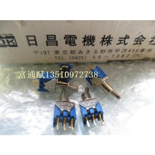 [VK] Import Japan NDK UT1D-1 0.5VA micro button switch head switch 3 feet 2 gears