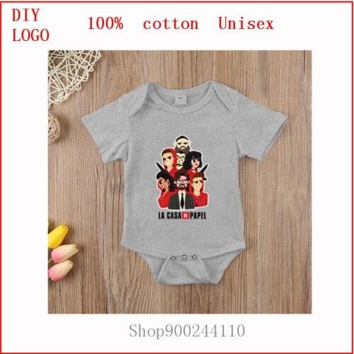 La casa de papel - bella ciao Funny Graphic Printed Bodysuits baby One Piece Baby Grow for Infant Toddler Boys Girls Rompers