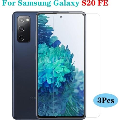 3Pcs Protective Glass For Samsung S20 FE 5G Case Screen Protector Tempered Glas Galaxy S 20 s20fe For Samsung A12 M12 M21S Glass