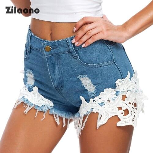Zilaono Women's Lace Shorts