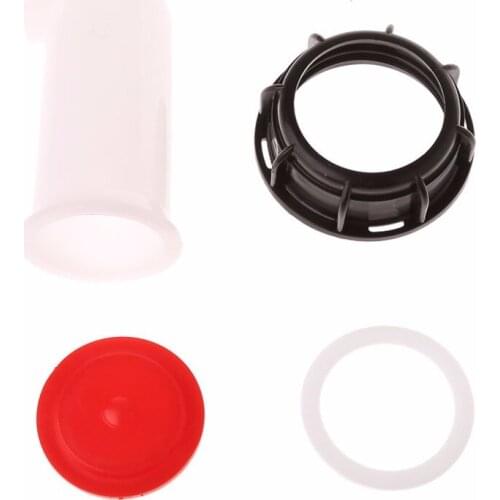 2-inch IBC Tote Tank Drain Cover Extension Spout Hose Nozzle Tap Cap Valve Female Thread 125mm/4.92"