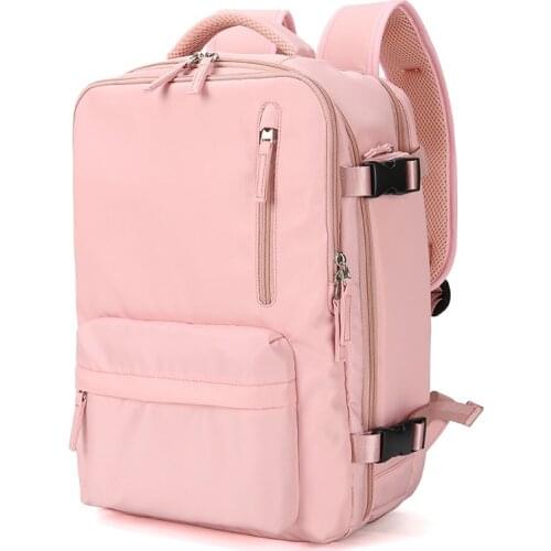 2021 Women Business Backpack new girl school Backpack 15.6 inch Laptop Backpack men Independent Shoe bag travel outdoor Backpack