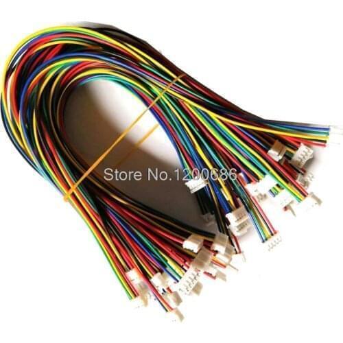 24AWG 600MM PH2.0 pitch 2P/3P/4P/5P/6P/7P/8 pin male to male harness cable 2.0MM pitch 600MM double head customization made