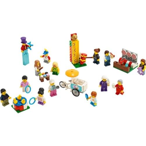 259pcs 11389 City Series Open-air Playground Minifigure Set 60234 Childrens Building Block Toy Gifts