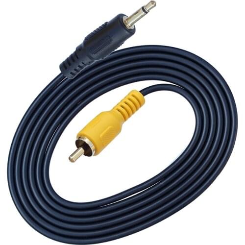 3.5mm Mono to AV Male Plug Video AV Cable 1.8m