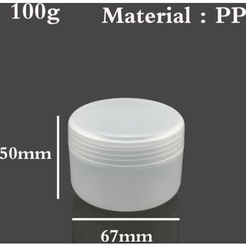 400pcs/lot 100g plastic cream jar ,100g frosted pp makeup jar , plastic empty cosmetic cream bottle