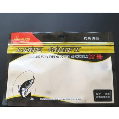 50pcs Fishing Lures Bag Ziplock 17*12cm Self Seal Zipper Plastic Packing Poly Bag, Ziplock Zip Lock Bag Fishing Package