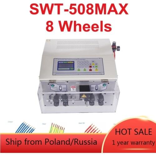 800w automatic wire cutting crimping SWT508MAX 8 wheels 25 square millimetre