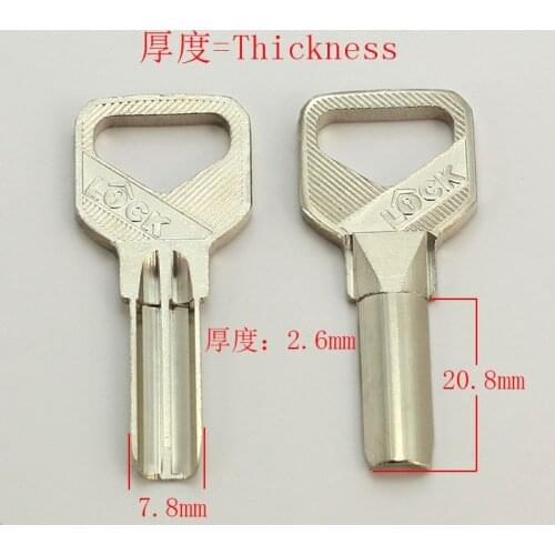 B407 House Home Door Empty Key blanks Locksmith Supplies Blank Keys 20 pieces/lot