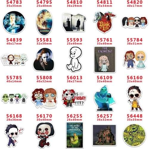 Free shipping Halloween skull resin for bows 30 pcs planar resin PR54783