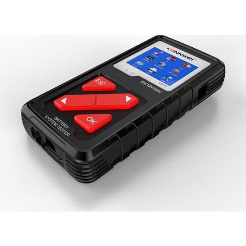 Digital Battery Tester 6V 12V 24V 3.2inch Color Screen Car Battery Diagnosis Tool for Car Charging Analyzer