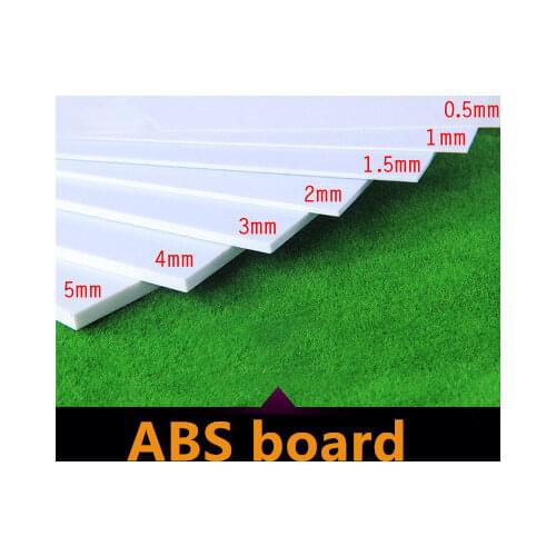 Wiking ABS Thickness 200mm x 300mm ABS Styrene Sheets White NEW More proportion