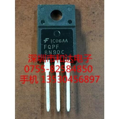 FQPF8N90C TO-220F 900V 8A