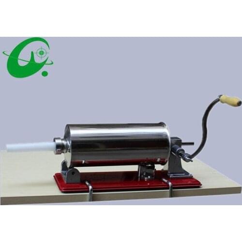 Stainless steel horizontal Sausage Stuffer Filler Machine Manual 5L household Manual enema machine