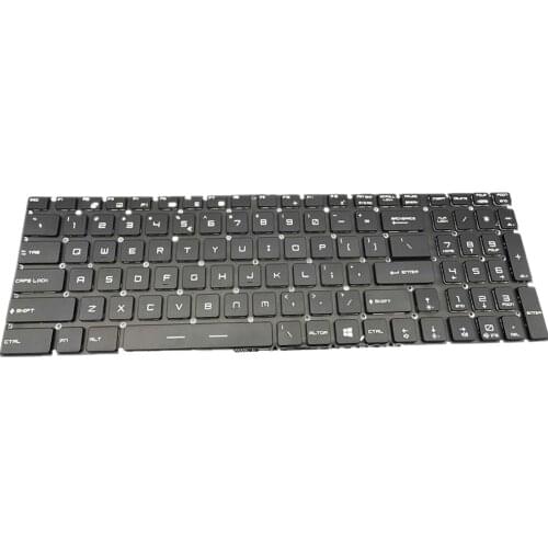 Laptop Keyboard For MSI For Creator 17M Black US United States Edition
