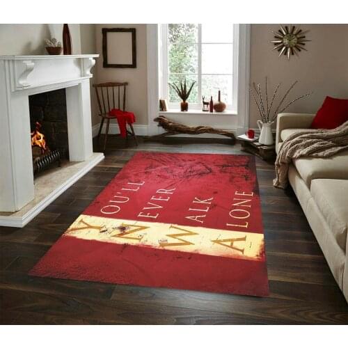 Liverpool FC Patterned Carpet ,Non Slip Floor Carpet,Teens Carpet,Turkish Rug
