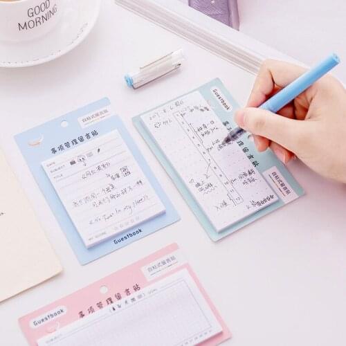 Korean cute lovely weekly plan monthly schedule schedule list notepad planner agenda set note note paper