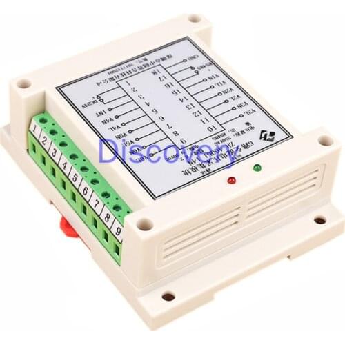 Multi-channel 3/6-channel Voltage Signal Detector True RMS AC Acquisition Module Frequency Measuring Device to RS485