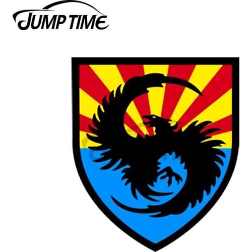 Jump Time 13 x9cm For 111th Military Intelligence Brigade US Army Car Stickers Scratch-proof Window Personality Decal for Bumper