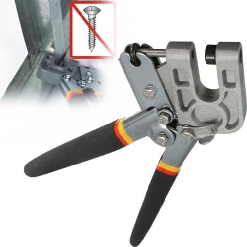 New 1Pcs 10 Inch TPR Handle Stud Crimper Plaster Board Drywall Tool for Fastening Metal Studs