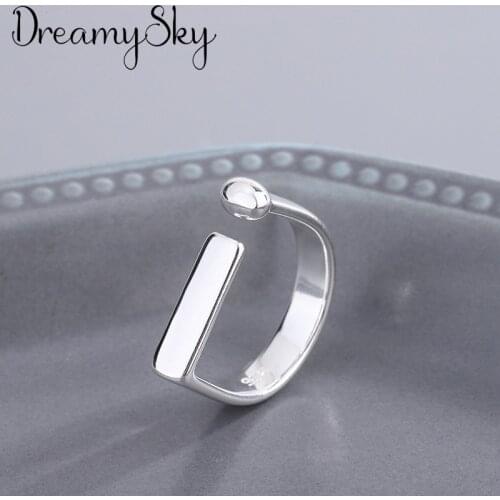 Charming Open Line Ring for Women Vintage Boho Party Rings Gothic Punk Jewelry Gifts for Girls 2021
